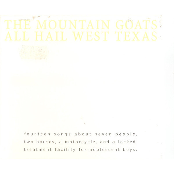All Hail West Texas - The Mountain Goats - CD