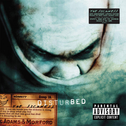 The Sickness (20Th Anniversary Edt. Vinyl Clear And Black) - Disturbed - LP