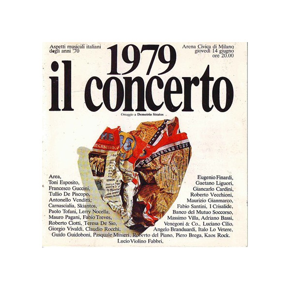 1979 Il Concerto Omaggio A Demetrio Stratos (Rsd 2019)(Vinile Rosso) - Compilation - LP