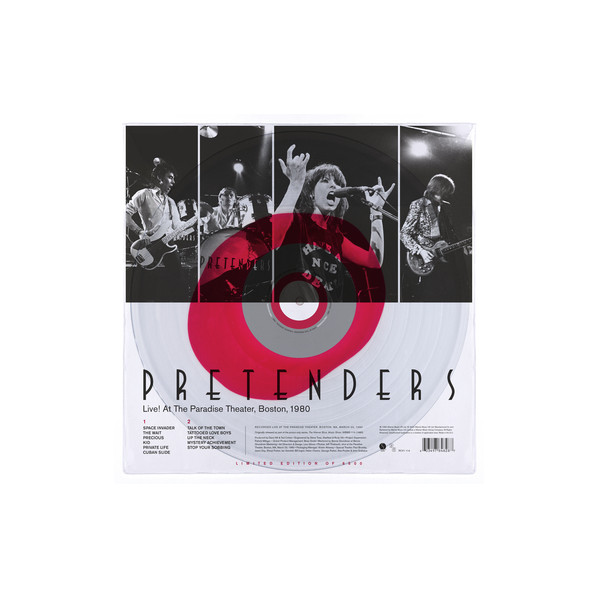 Live! At The Paradise Theater Boston 1980 (Vinyl Clear Limited Edt.) (Rsd 2020) - Pretenders - LP