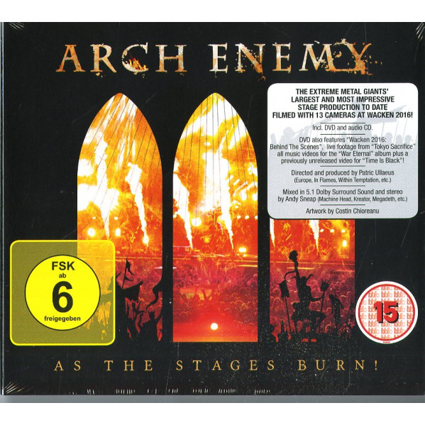 As The Stages Burn! (Cd Digipack + Dvd) - Arch Enemy - CD