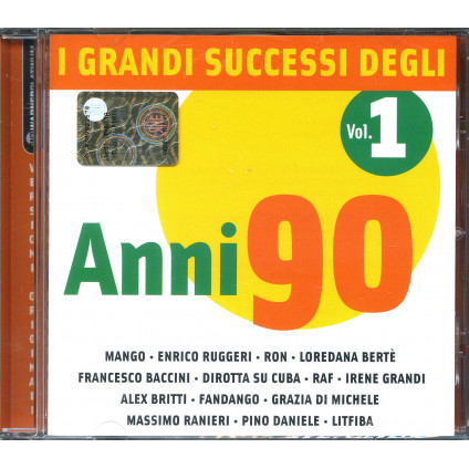 I Grandi Successi Anni 90 1 - Compilation - CD