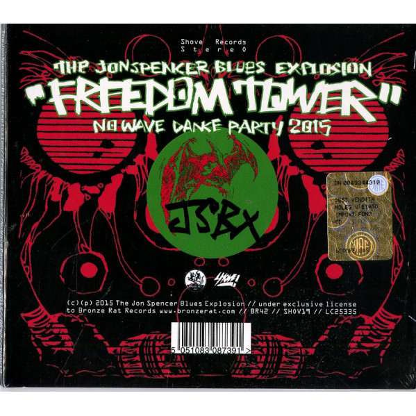 Freedom Tower No Wavedance Party 2015 - Spencer Jon Blues Explosion - CD