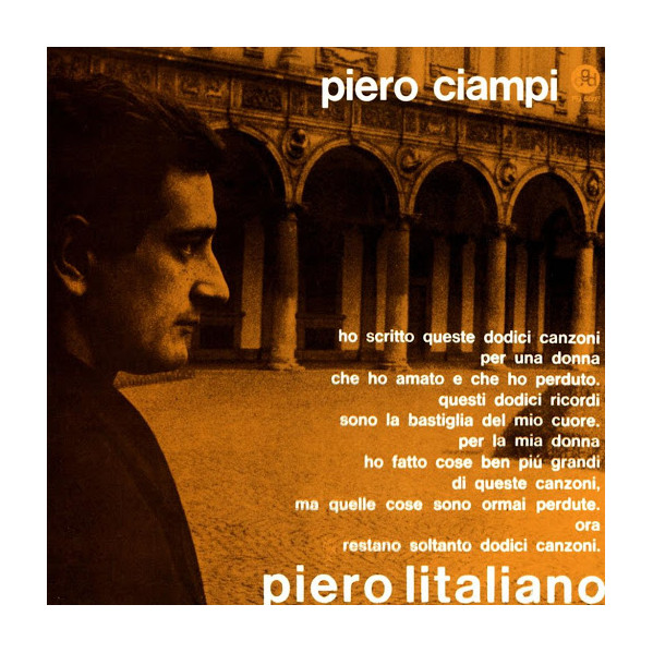 Piero L'Italiano (Remastered) (180 Gr. Vinyl Black Limited Edt.) (Rsd Indi 2020) - Ciampi Piero - LP