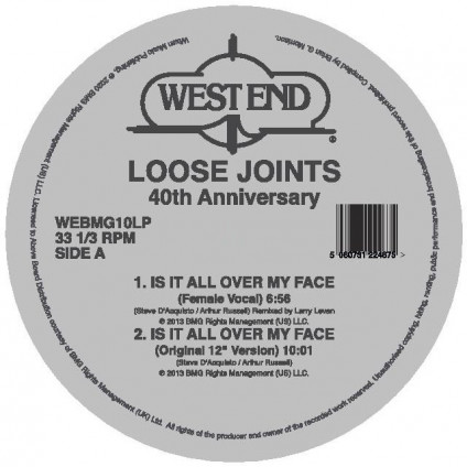 Is It All Over My Face (40Th Anniversary) (2 Lp + 7'') (Rsd 2020) - Loose Joints - LP