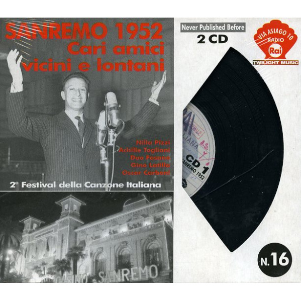 Sanremo 1952-Cari Amici Vicini E Lontani - Compilation - CD