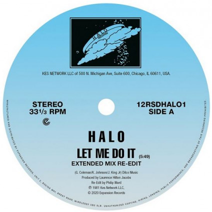 Let Me Do It (Re-Edit) / Life (Re-Edit) - Halo - 12"