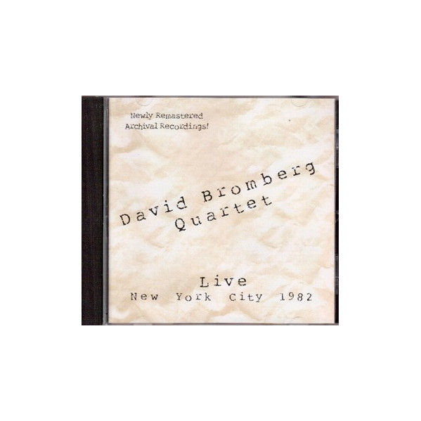 Live New York City 1982 - David Bromberg - CD