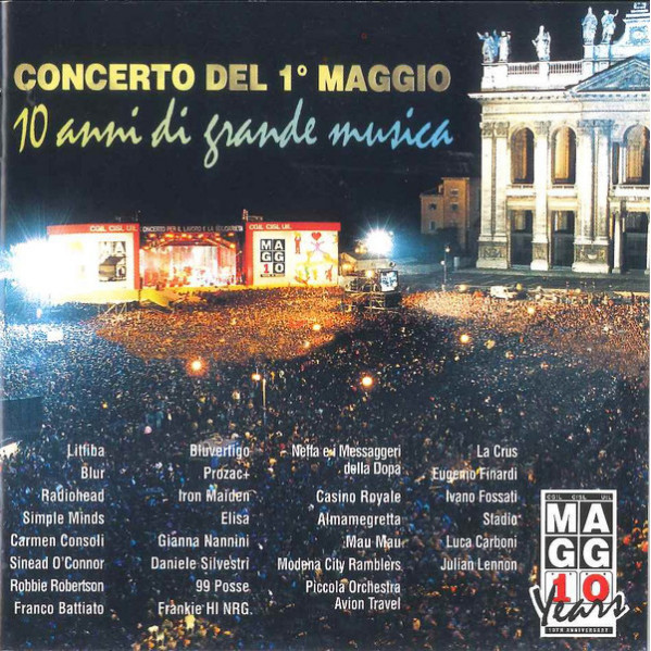 Concerto Del 1Â° Maggio - 10 Anni di Grande Musica - Various - CD