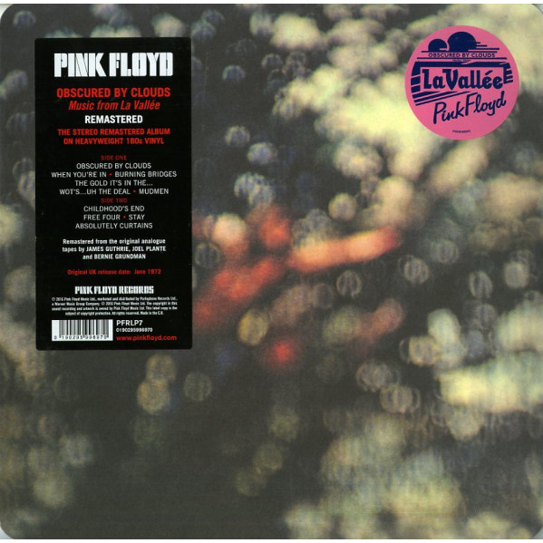 Obscured By Clouds (Music From La VallÃ©e) - Pink Floyd - LP