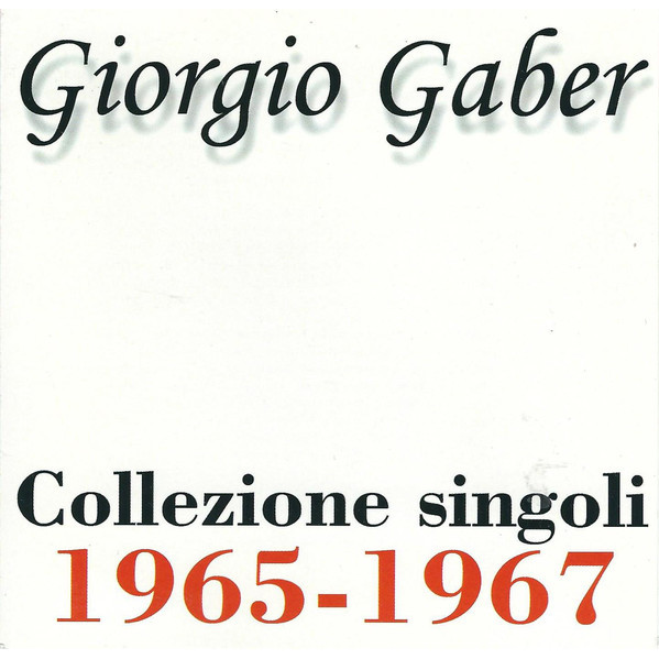 Collezione Singoli 1965-1967 - Giorgio Gaber - CD
