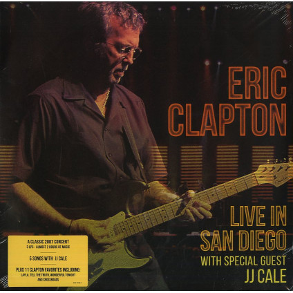 Live In San Diego (With Special Guest J.J. Cale) - Eric Clapton - LP