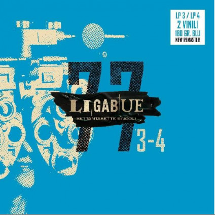 77 Singoli (Lp 3 + Lp 4) (180 Gr. Vinile Blu) - Ligabue - LP