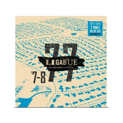 77 Singoli (Lp 7 + Lp 8) (180 Gr. Vinile Blu) - Ligabue - LP