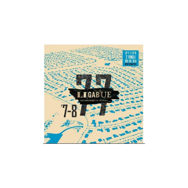77 Singoli (Lp 7 + Lp 8) (180 Gr. Vinile Blu) - Ligabue - LP