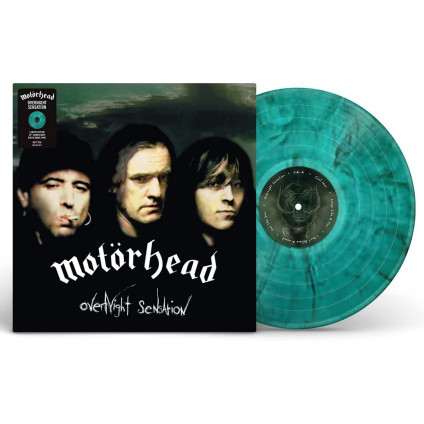 Overnight Sensation (Black & Green Vinyl) - Motorhead - LP