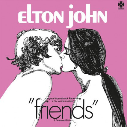 Friends (180 Gr. Vinyl Pink Marbled Limited Edt.) (Indie Exclusive) - John Elton - LP