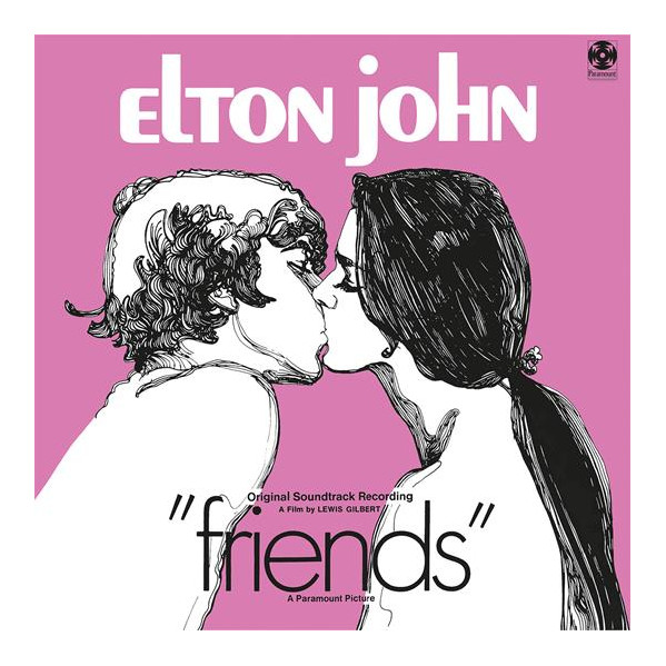 Friends (180 Gr. Vinyl Pink Marbled Limited Edt.) (Indie Exclusive) - John Elton - LP