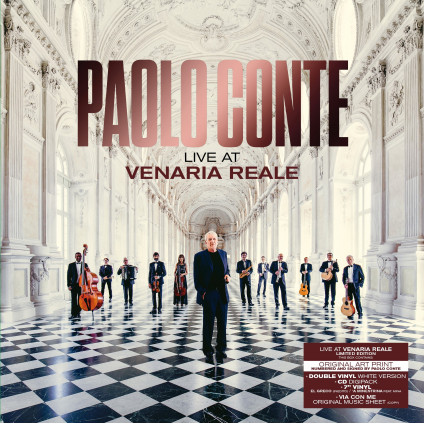 Live At Venaria Reale (2 Vinili 12'' White Version + 7'' + Cd Limited Edt....) - Conte Paolo - LP