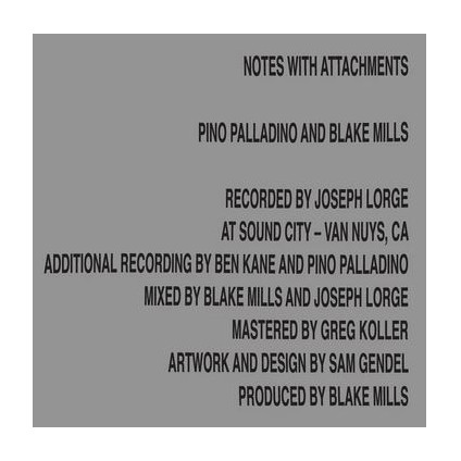 Notes With Attachments - Palladino Pino & Mills Blake - LP
