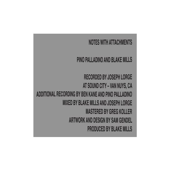 Notes With Attachments - Palladino Pino & Mills Blake - LP