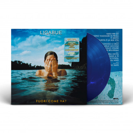 Fuori Come Va? (Clear Marble Blue Vinyl) - Ligabue - LP