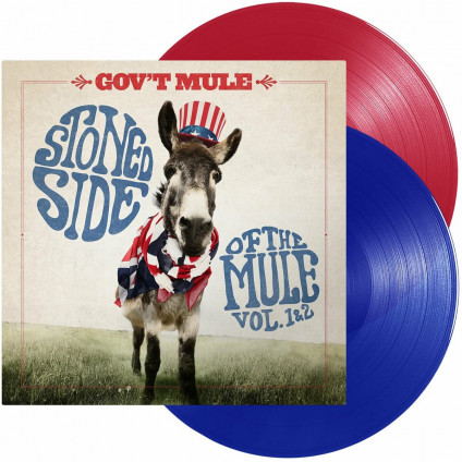 Stoned Side Of The Mule (140 Gr. Re-Issue On Vinyl Transparent Red And Blue) - Gov'T Mule - LP