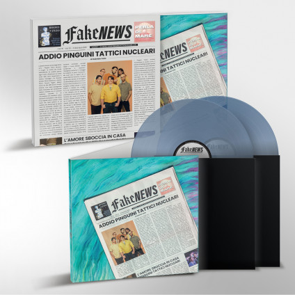 Fake News 2 Lp Azzurro Trasparente (Scioglimento) - Pinguini Tattici Nucleari - LP