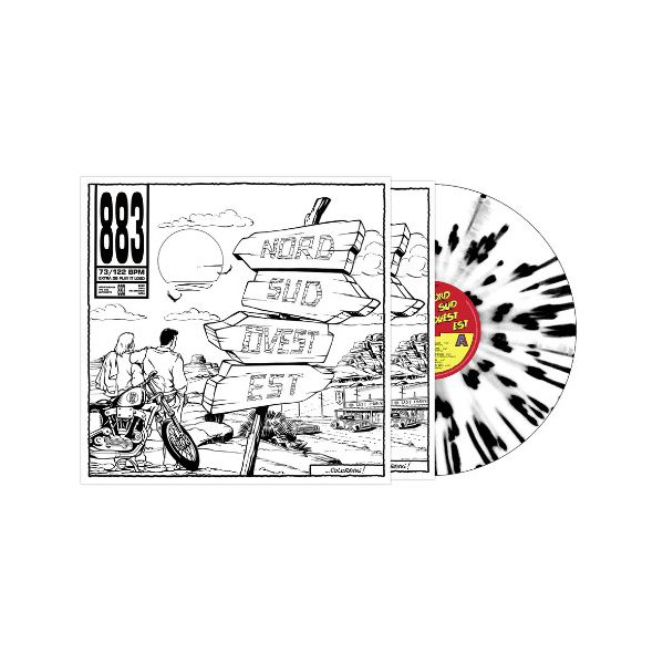 Nord Sud Ovest Est (Original Version 1993 - Vinile 180Gr. Splatter) - 883 - LP
