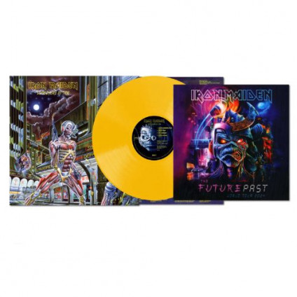 Somewhere In Time (Yellow Lp With Tour Lenticular Print) - Iron Maiden - LP