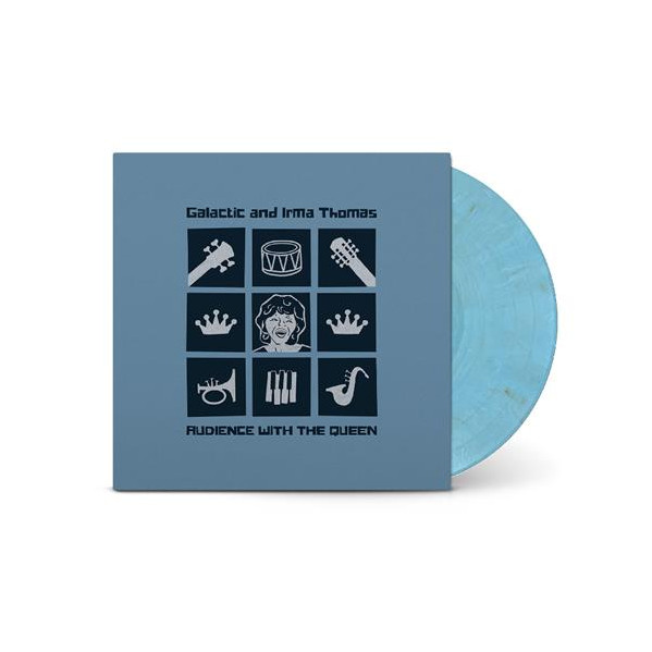 Audience With The Queen (Vinyl Sky Blue And Gold) - Galactic And Irma Thomas - LP