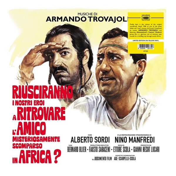 Riusciranno I Nostri Eroi A Ritrovare L'Amico Misteriosamente...(Vinyl Yellow) - O. S. T. -Riusciranno I Nostri Eroi A Ritrovare