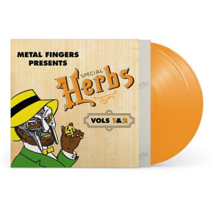 Metal Fingers Presents:Special Herbs Vol. 1 & 2 (Vinyl Mustard Yellow Edt.) - Mf Doom - LP