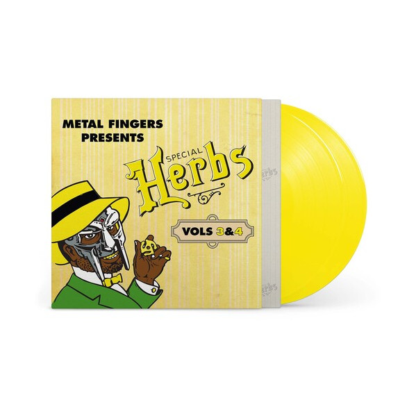 Metal Fingers Presents:Special Herbs Vol. 3 & 4 (Vinyl Yellow Lemon Edt.) - Mf Doom - LP