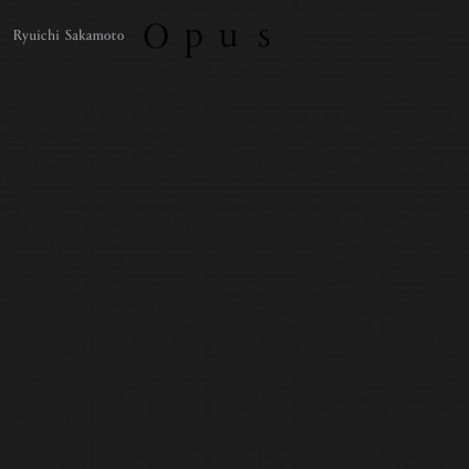 Opus - Sakamoto Ryuichi - LP
