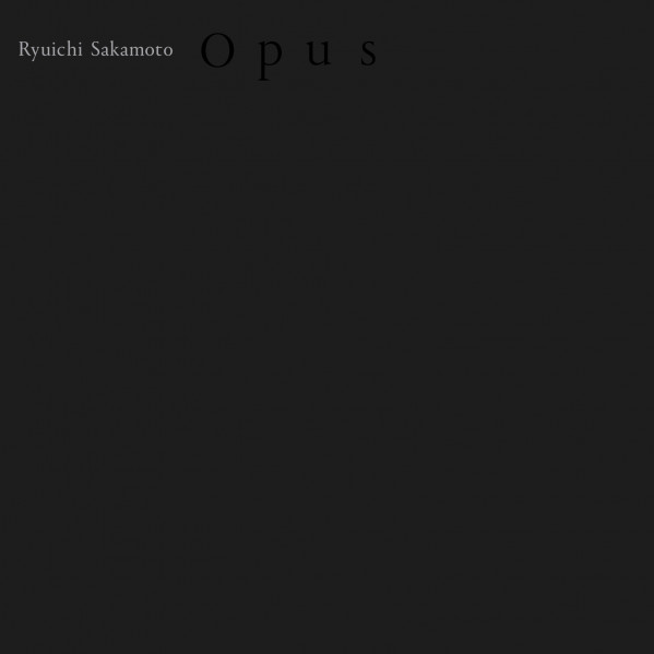 Opus - Sakamoto Ryuichi - LP