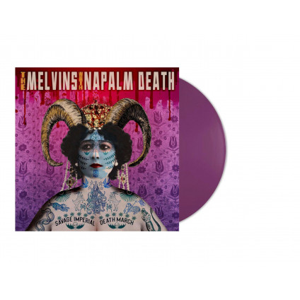 Savage Imperial Death March (Orchid Vinyl) - Melvins With Napalm Death - LP