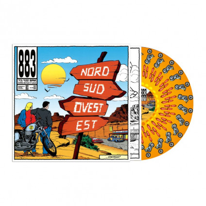 Nord Sud Ovest Est (Vinile Zoetrope Edizione Limitata E Numerata) - 883 - LP