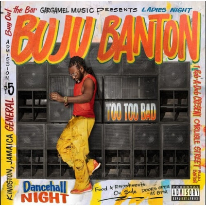 Too Too Bad - Orange Vinyl - Buju Banton - LP
