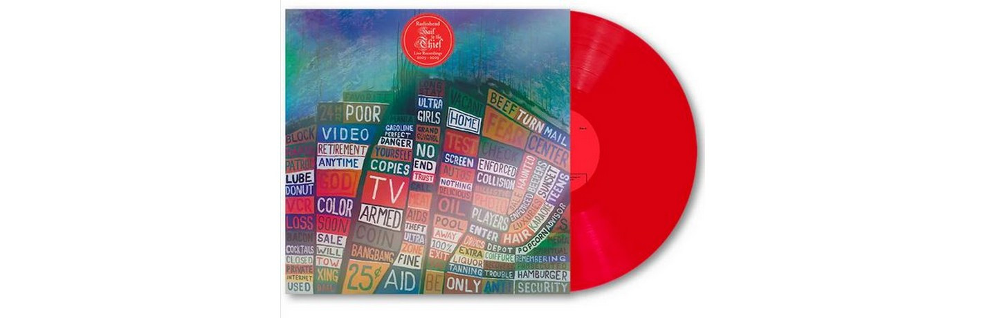 "HAIL TO THE THIEF LIVE"  RED Vinyl Indie Exclusive